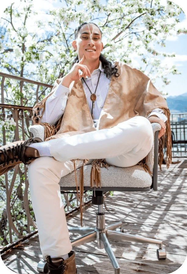 CBliss seated for luxury massage offerings